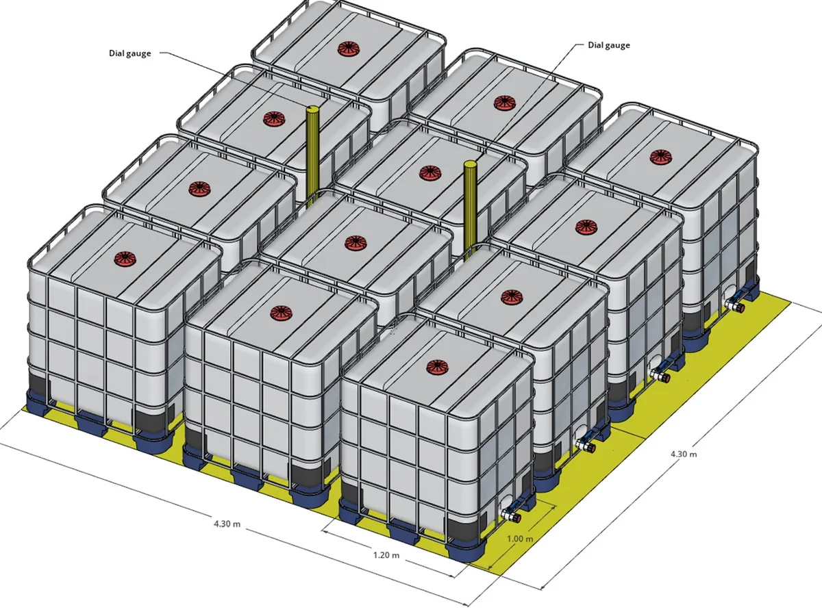 เปรียบเทียบวิธีใส่น้ำหนัก Floor Load Test ขังน้ำ ถัง IBC และกระสอบทราย