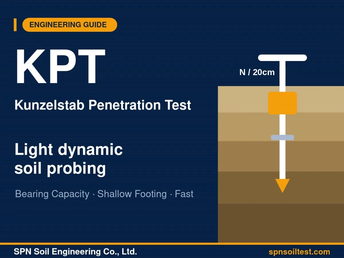 Kunzelstab Penetration Test (KPT) การทดสอบดินแบบตอกหยั่งเบา