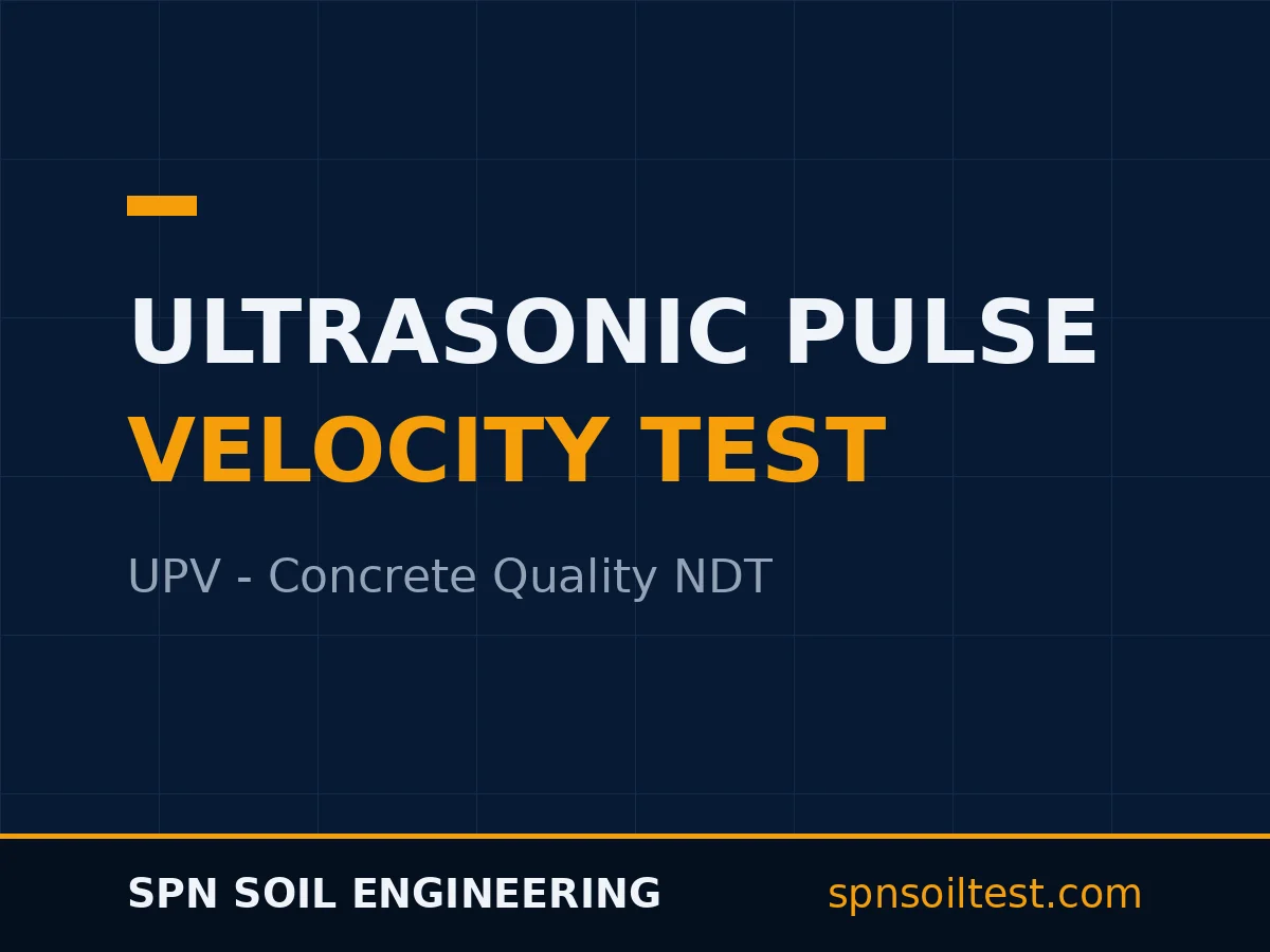 UPV Test ตรวจคุณภาพและรอยร้าวคอนกรีตด้วยคลื่นอัลตราโซนิก ตาม ASTM C597