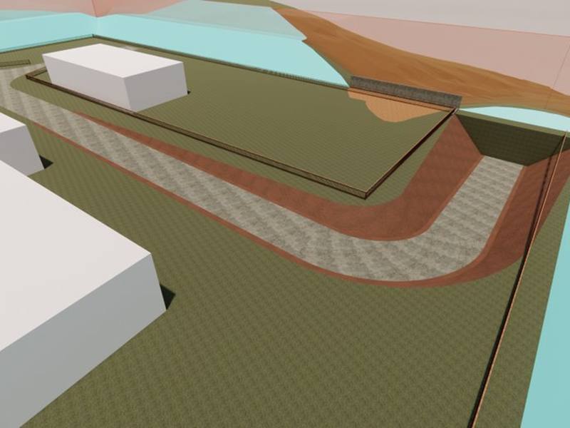 3D Render — ผลงานออกแบบพื้นที่ถม-ตัด ครบวงจร