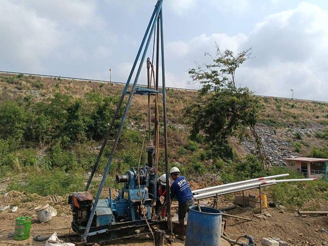 ติดตั้ง Inclinometer ลาดดิน โครงการ Kraseaw Hydropower สุพรรณบุรี